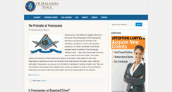 Desktop Screenshot of freemasonhall.com